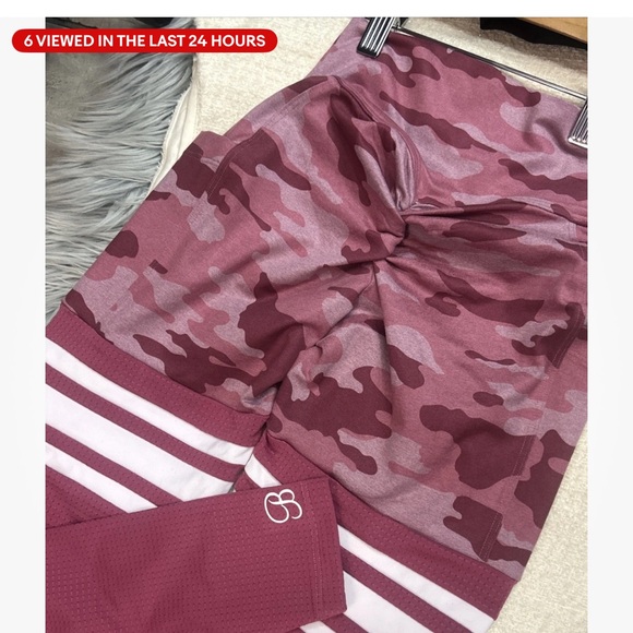 Bombshell Sportswear Other - Camouflage Pink Athletic Shorts